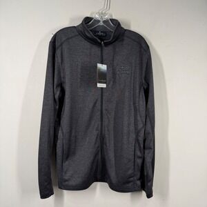 Fossa Apparel Subaru Promenade Full Zip Jacket Mens Medium Charcoal Grey 2482